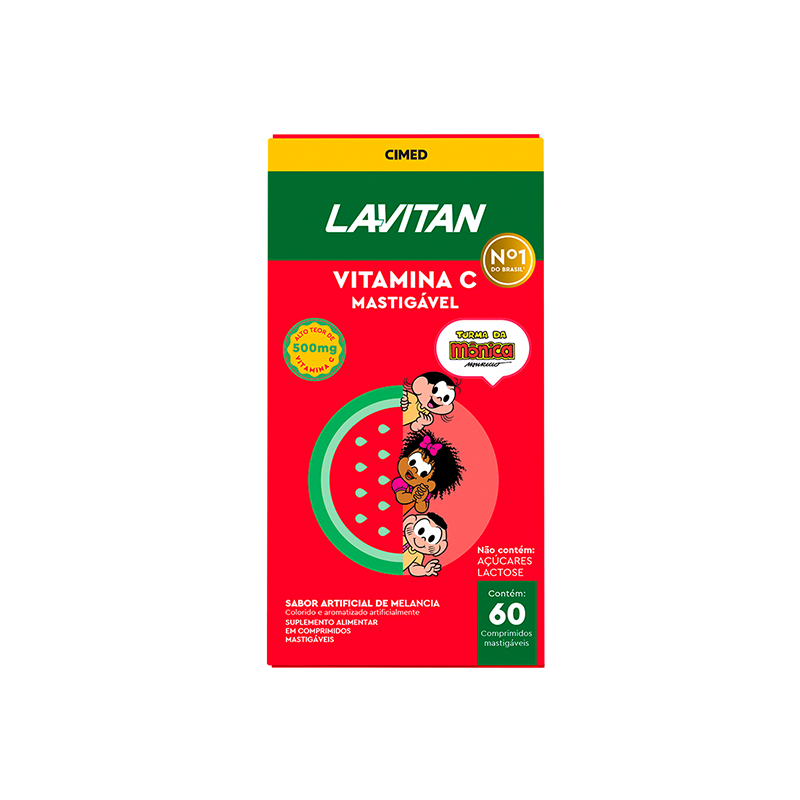 LAVITAN TURMA DA MONICA VIT C: SABOR MELANCIA