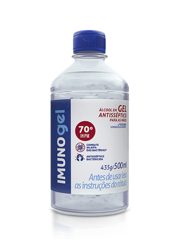 Gel para Higienização das mãos Imunogel 500ml
