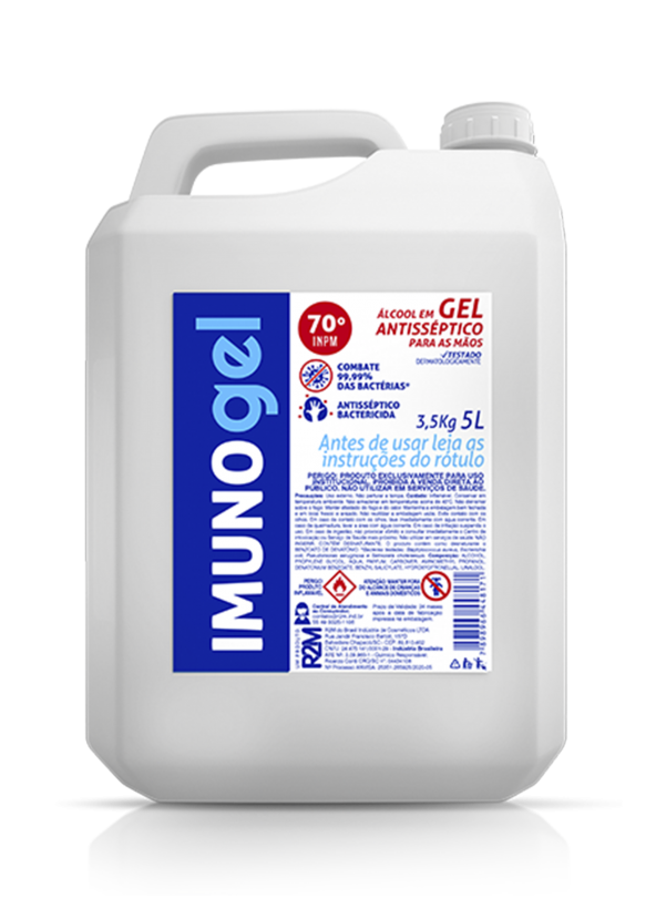 Gel para Higienização das mãos Imunogel 5l