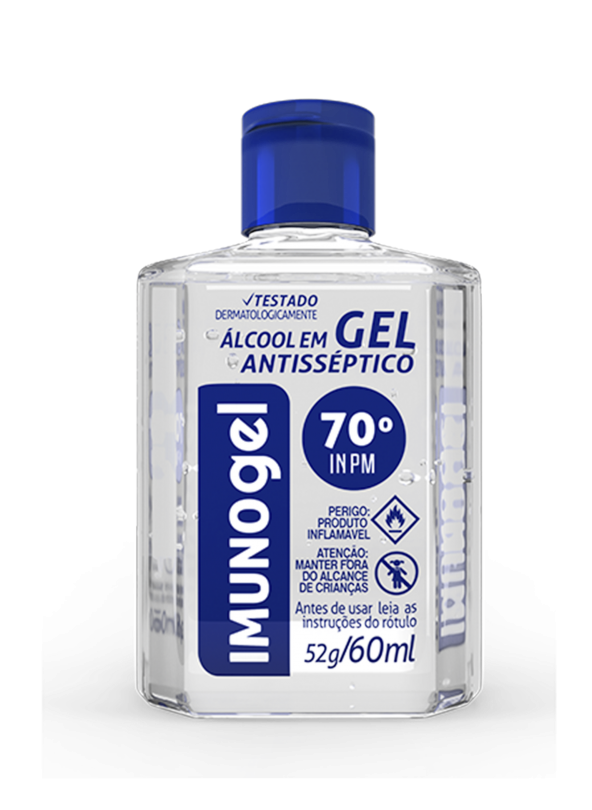 Gel para Higienização das mãos Imunogel 60ml