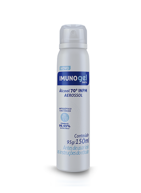 Gel para Higienização das mãos Imunogel aerossol 150ml