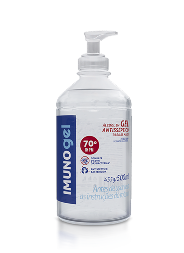 Gel para Higienização das mão Imunogel válvula pump 500ml