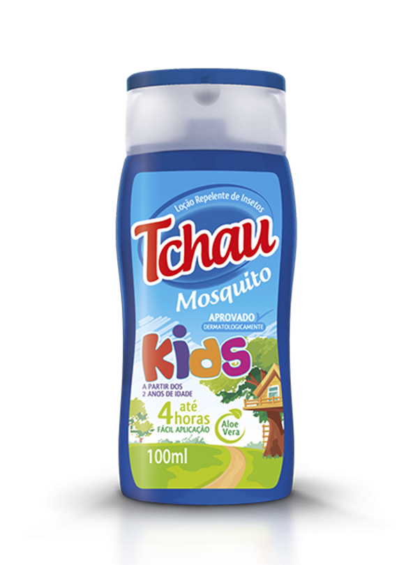 Loção Hidratante Repelente de insetos kids tchau mosquito 100ml