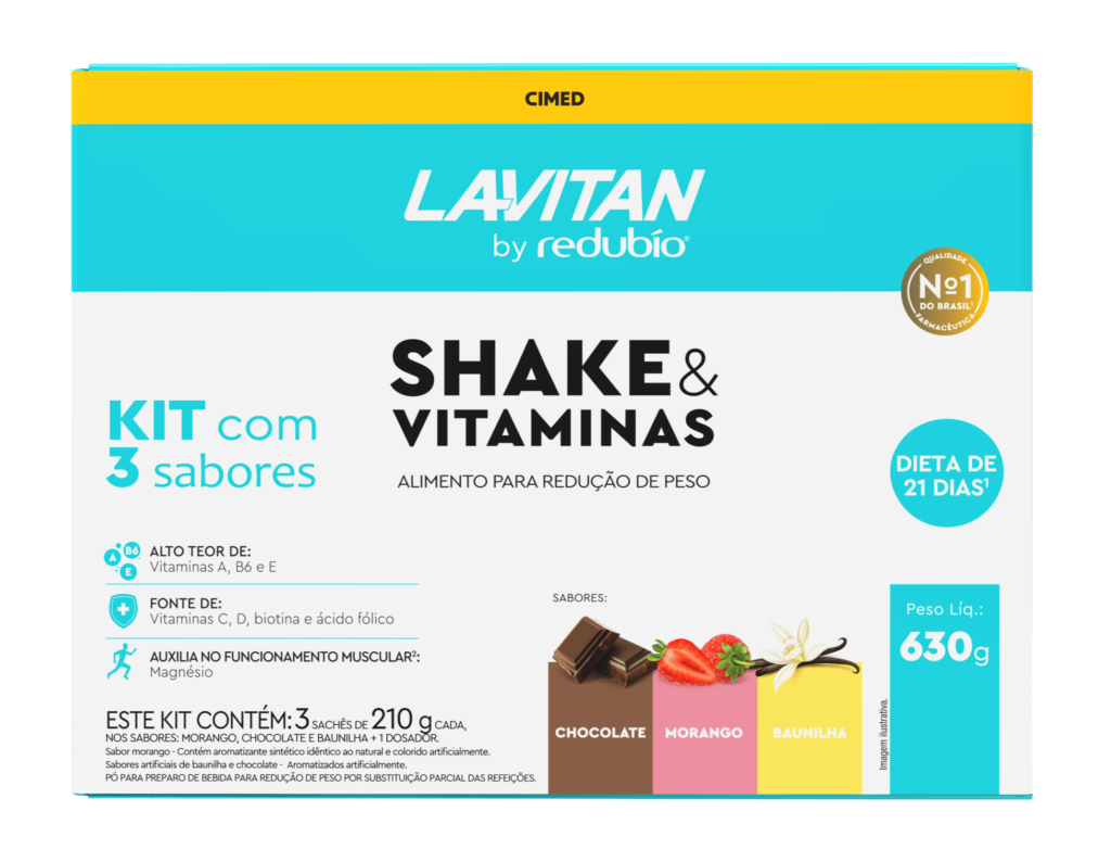 Kit Lavitan by Redubío Shake Slim Sabores
