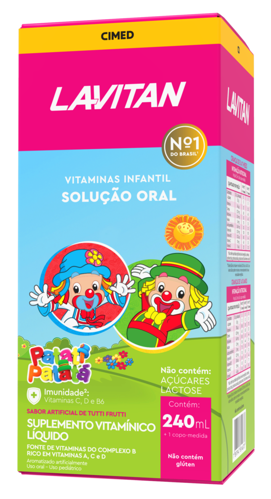 Lavitan Infantil Patati Patatá Solução Oral