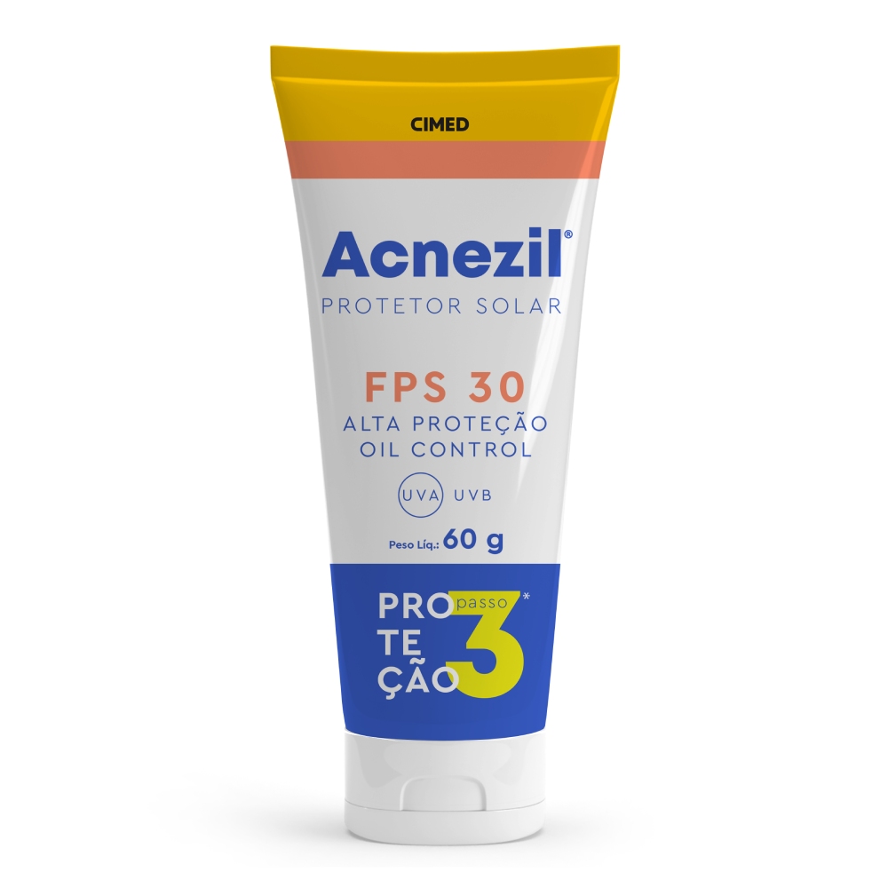 Acnezil Protetor Solar FPS30 Antioleosidade