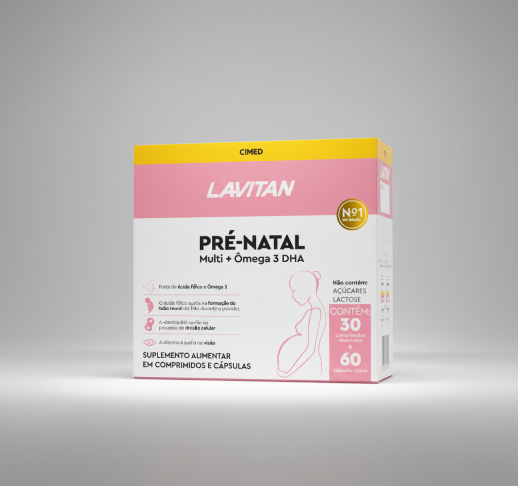 LAVITAN PRÉ-NATAL KIT MULTI + OMEGA 3