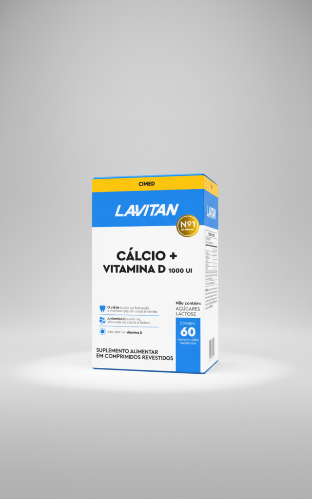 Lavitan Cálcio + Vitamina D 1.000 UI