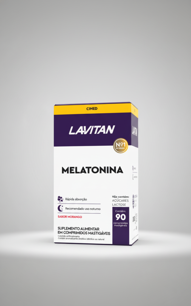 LAVITAN MELATONINA 90 COMPRIMIDOS MORANGO
