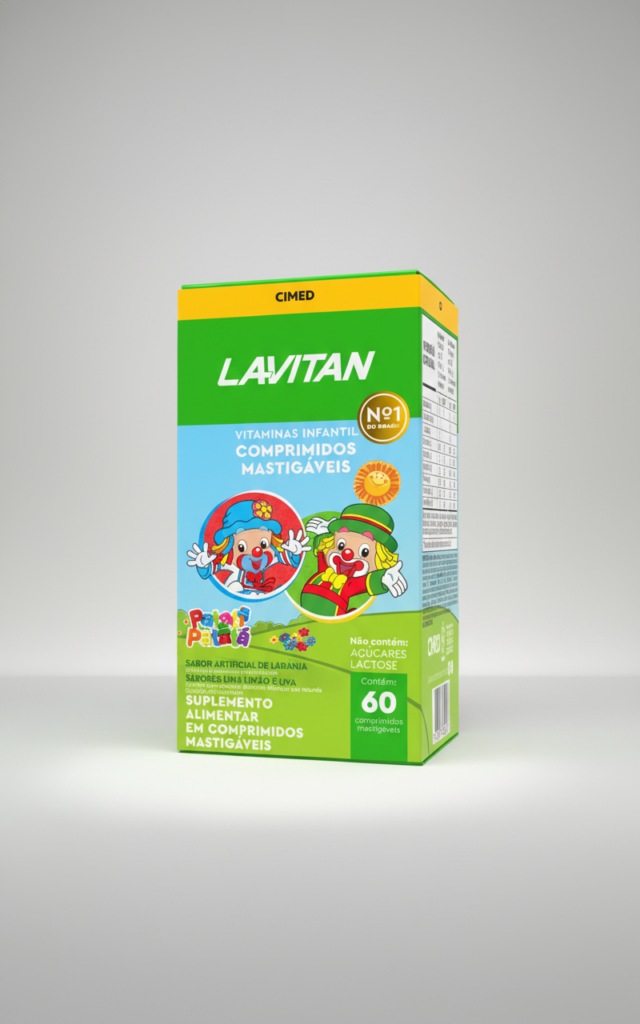 Lavitan Infantil Patati Patatá Comprimidos Mastigáveis