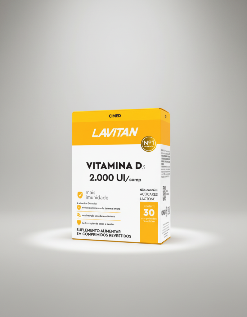 Lavitan Vitamina D 2.000 UI Mais Imunidade
