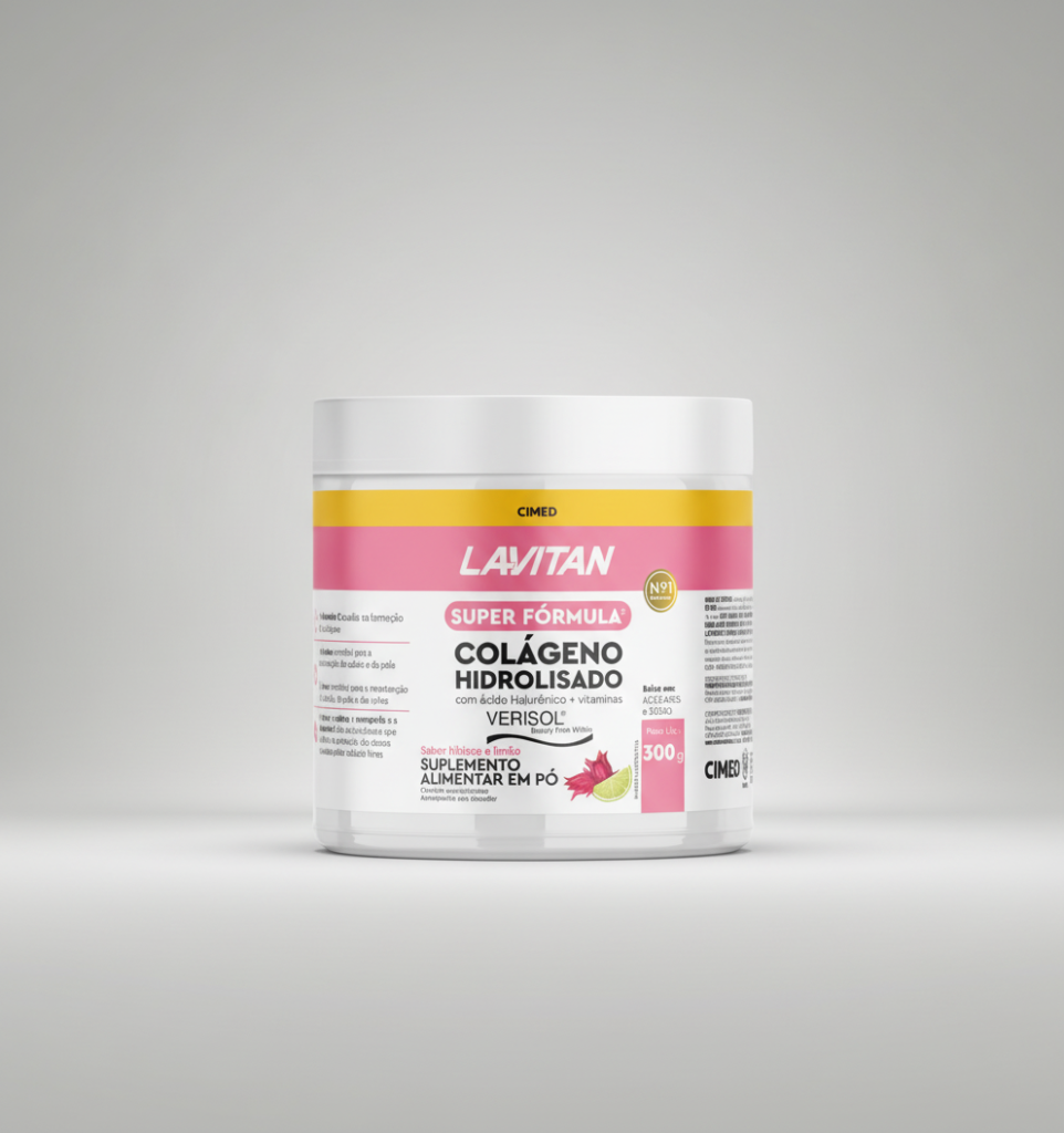 LAVITAN SF COLAGENO VERISOL HIBISCO E LIMÃO